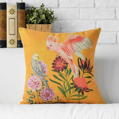 Cool & Colourful Parrot Cushion Covers 18inx18in