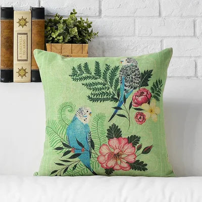 Cool & Colourful BirdCushion Covers 18inx18in