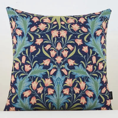 Cool Nordic Floral Cushion Covers in Vibrant Colours