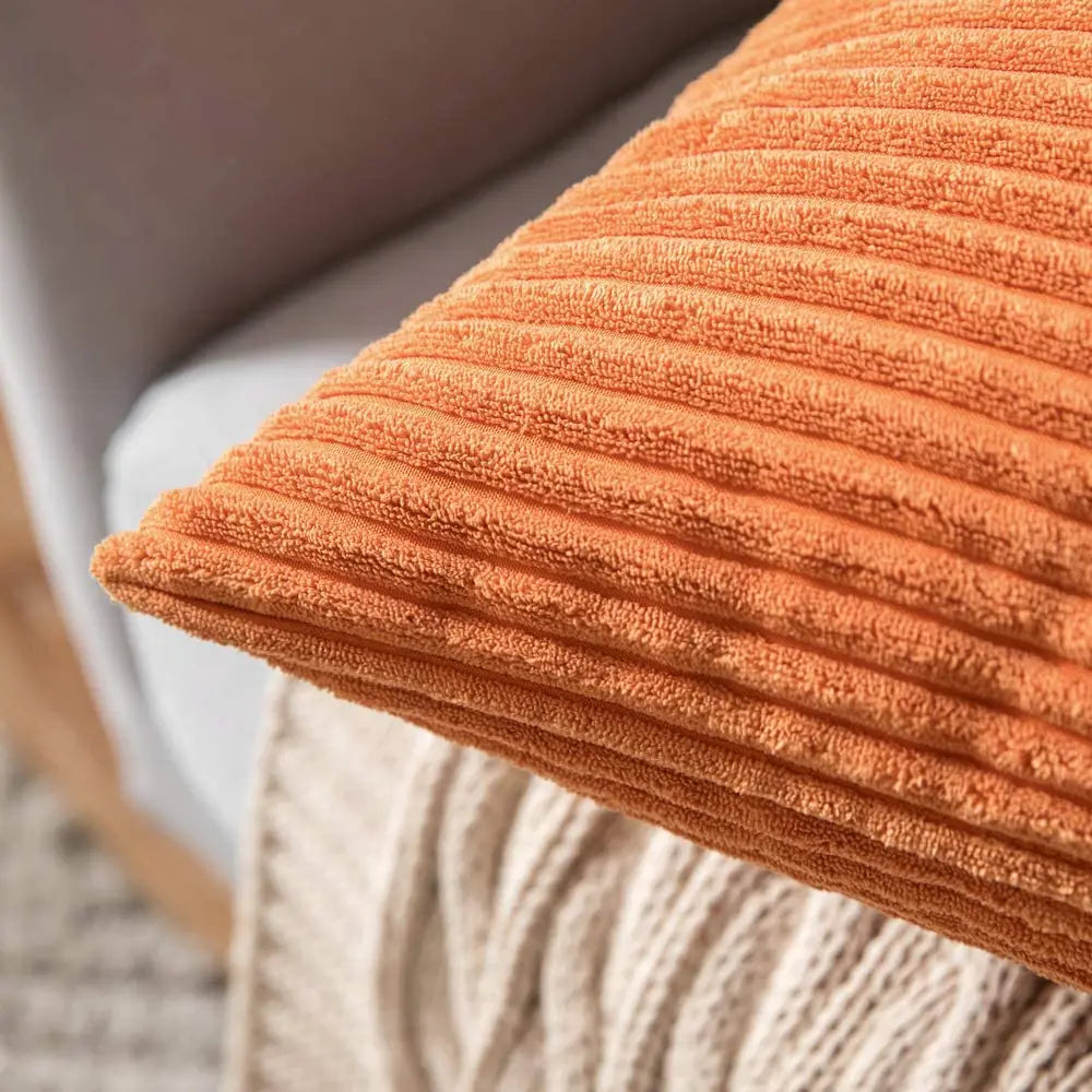 Cool And Soft Corduroy Cushion Covers - Many Colours & 2 sizes