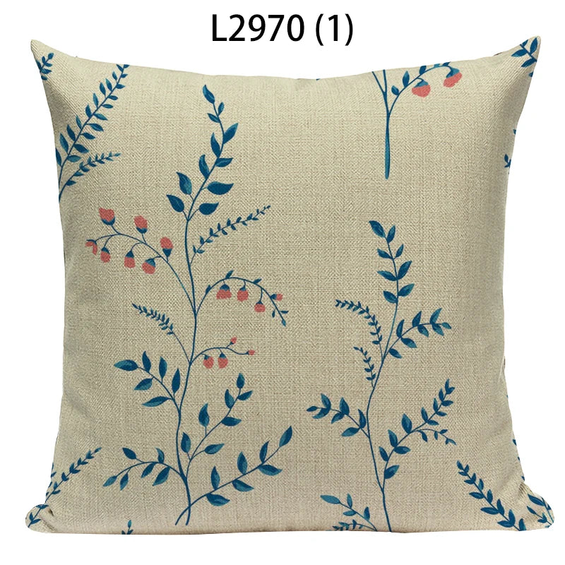 Stylish Vintage Floral Cushion Covers - 18in x 18in or 45cm x 45cm