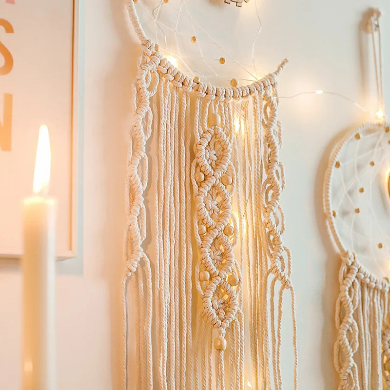 Boho Nordic Macrame Mini Dreamcatchers / Wall Hangings