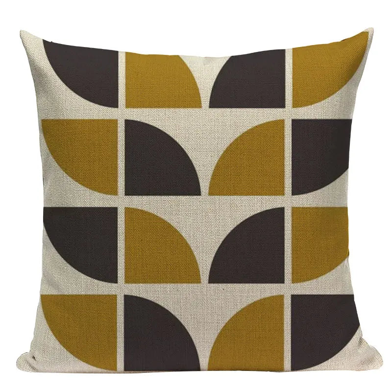 Linen Retro Floral Cushion Covers