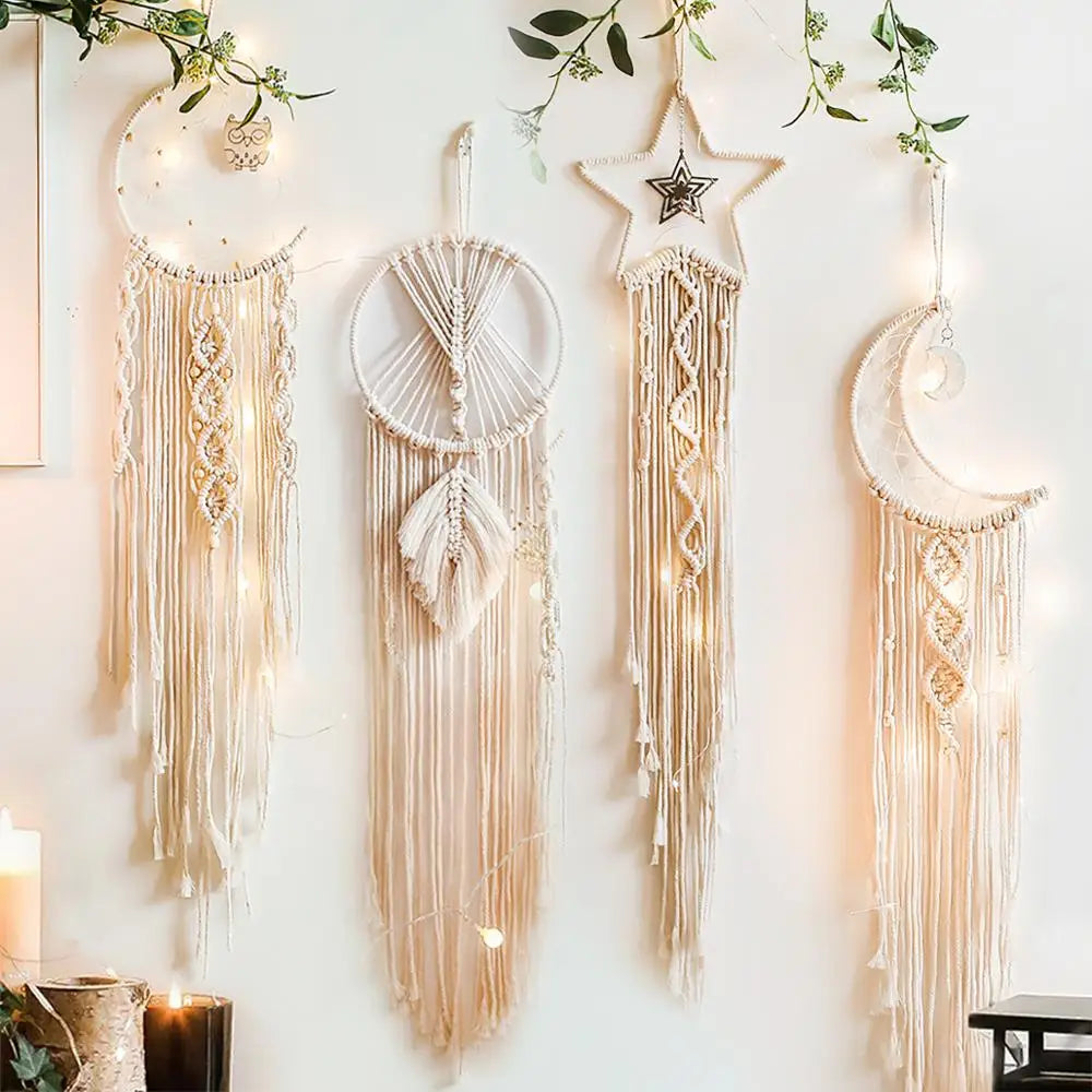 Boho Nordic Macrame Mini Dreamcatchers / Wall Hangings