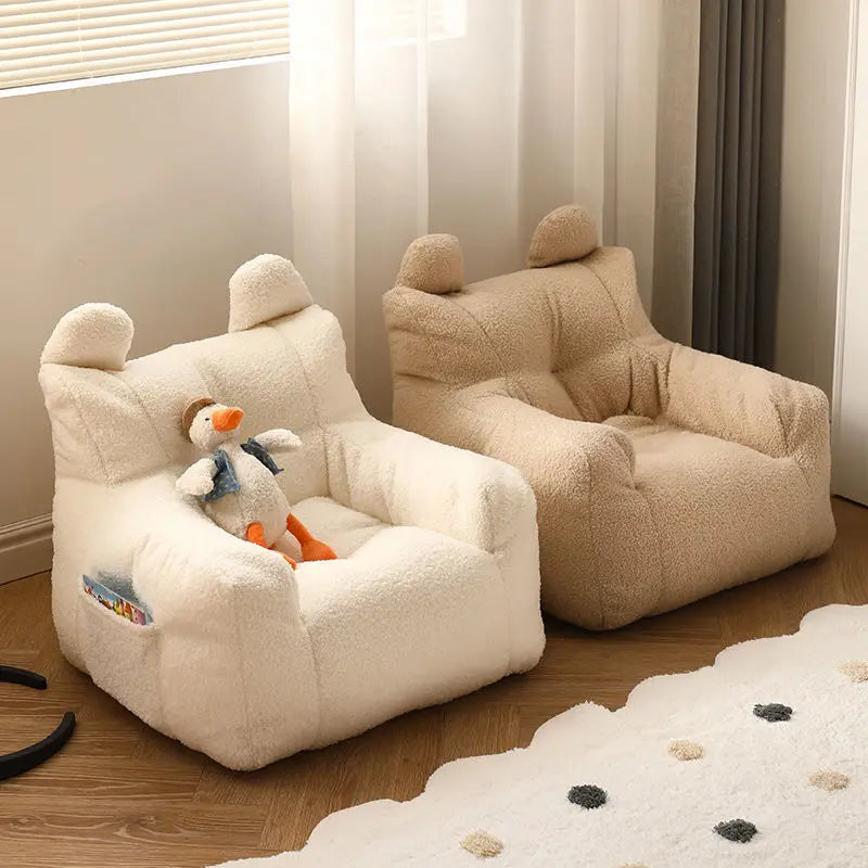 Soft Teddy Armchair Bean Bag For Young Children (Inlcudes filling)