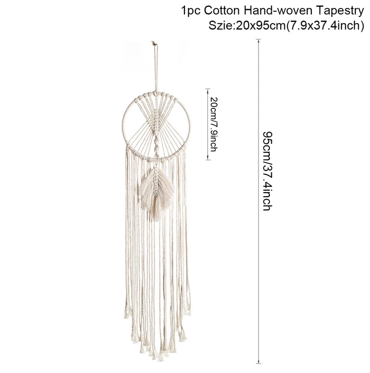 Boho Nordic Macrame Mini Dreamcatchers / Wall Hangings