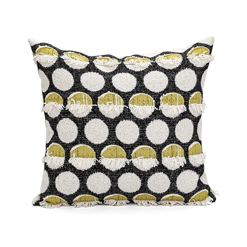 Retro Nordic Geometric Tufted Cushion Covers 45x45cm