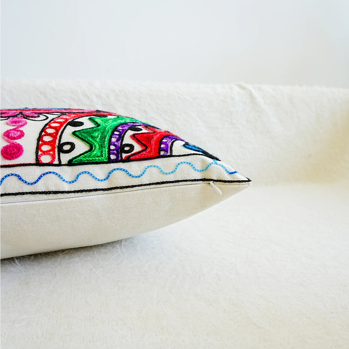 Bohemian Mandala Embriodered Cushion Covers - 18in x 18in