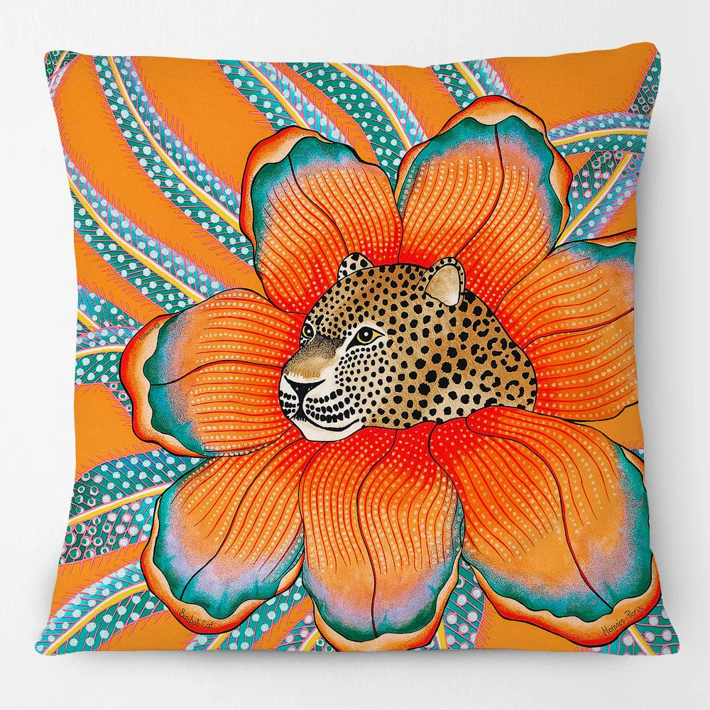 Colourful Jungle Giraffe & Zebar Cushion Covers 18in (45cmx45cm)