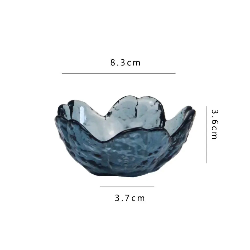 Cute Glass Flower Bowls for Candle Sand Wax