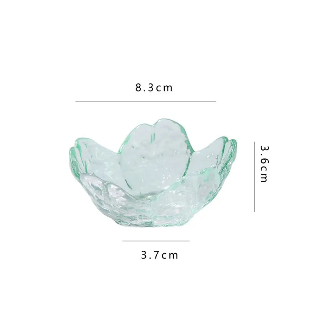 Cute Glass Flower Bowls for Candle Sand Wax