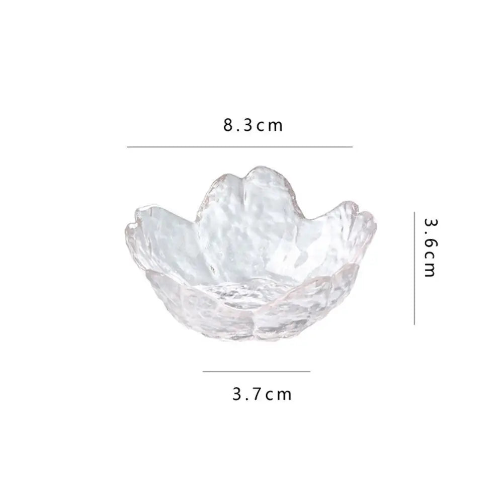 Cute Glass Flower Bowls for Candle Sand Wax