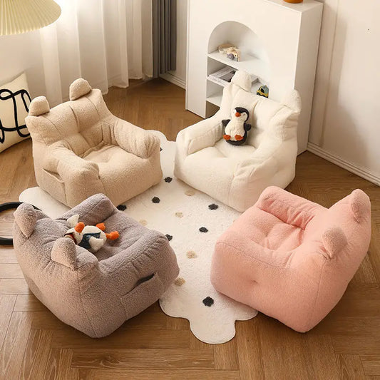 Soft Teddy Armchair Bean Bag For Young Children (Inlcudes filling)