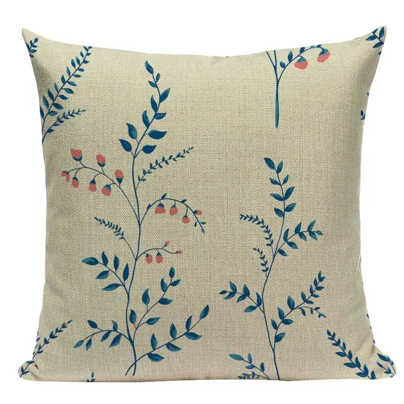 Stylish Vintage Floral Cushion Covers - 18in x 18in or 45cm x 45cm