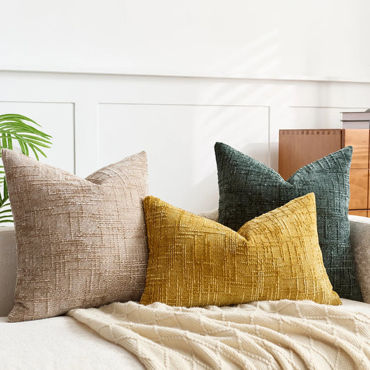 Premium Bamboo Textured Cushion Covers - Various sizes & colours