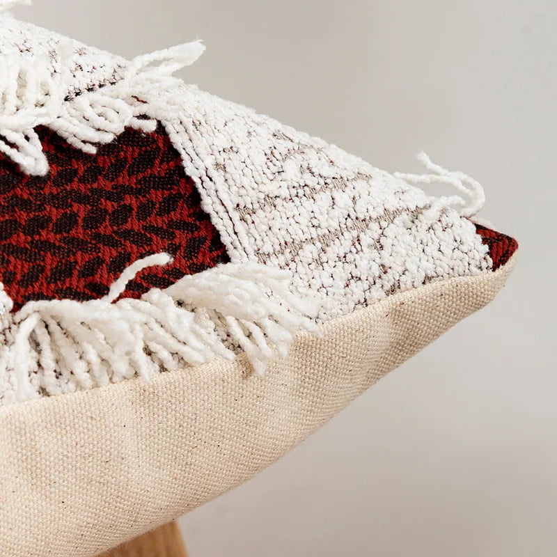 Retro Nordic Geometric Tufted Cushion Covers 45x45cm
