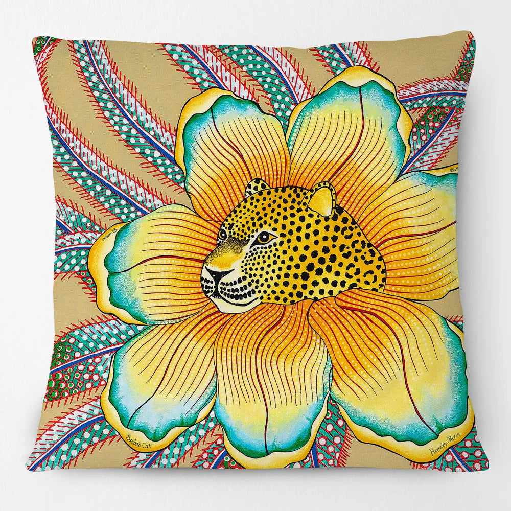 Colourful Jungle Giraffe & Zebar Cushion Covers 18in (45cmx45cm)