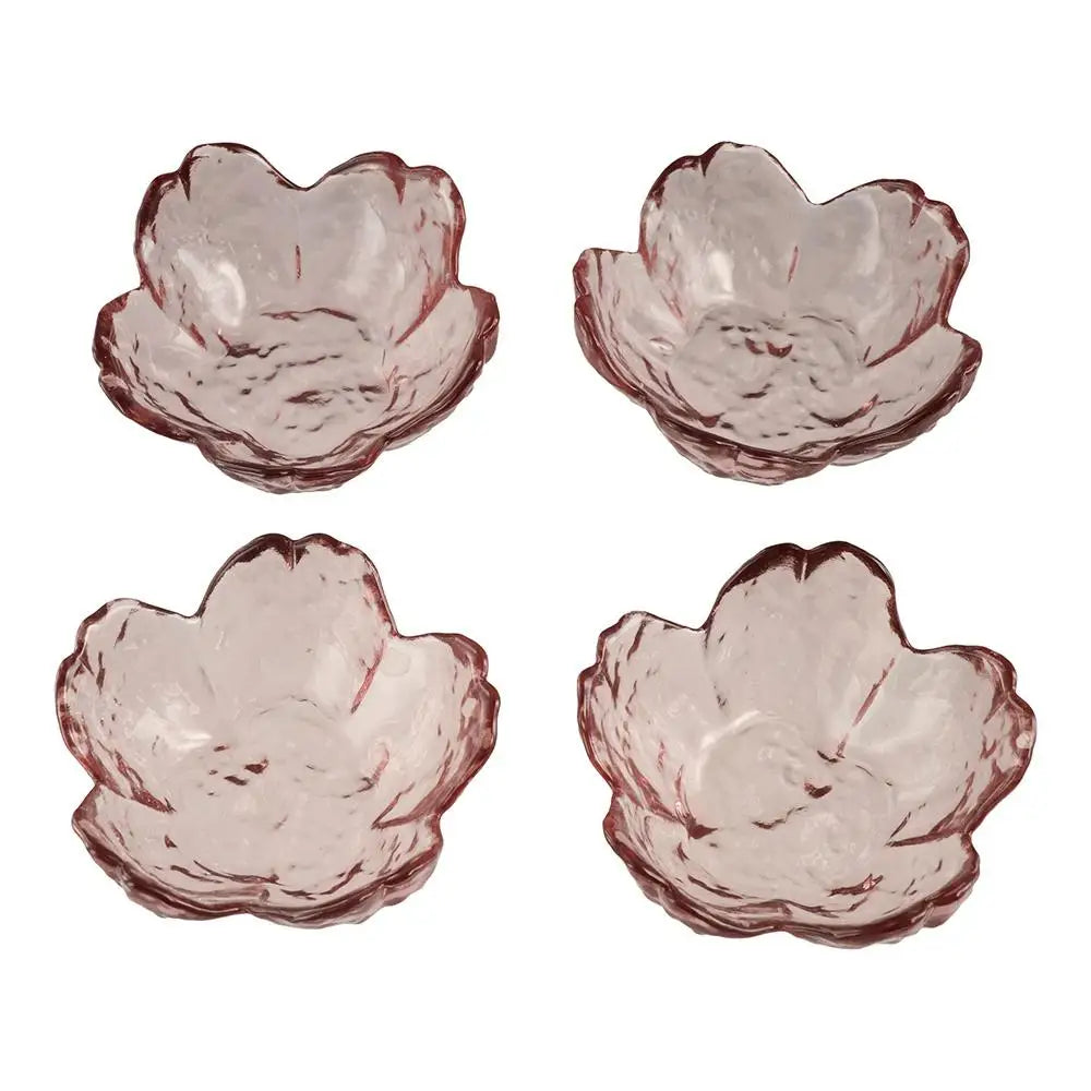 Cute Glass Flower Bowls for Candle Sand Wax