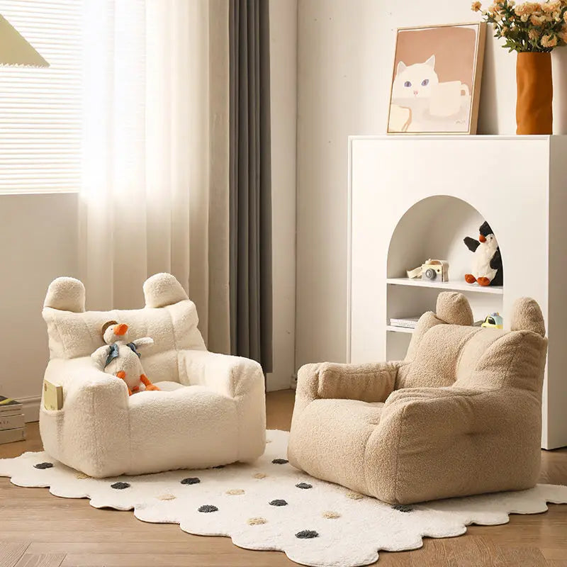 Soft Teddy Armchair Bean Bag For Young Children (Inlcudes filling)