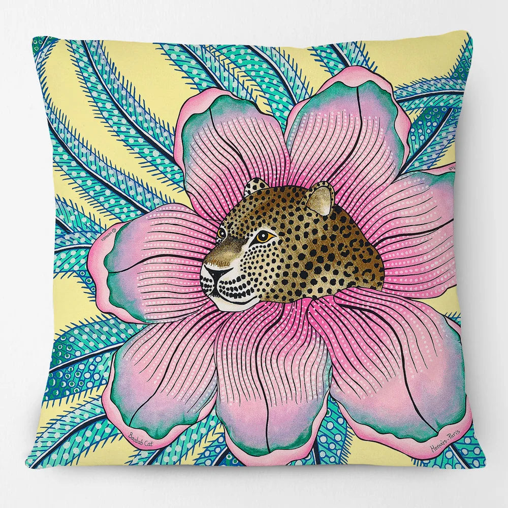 Colourful Jungle Giraffe & Zebar Cushion Covers 18in (45cmx45cm)