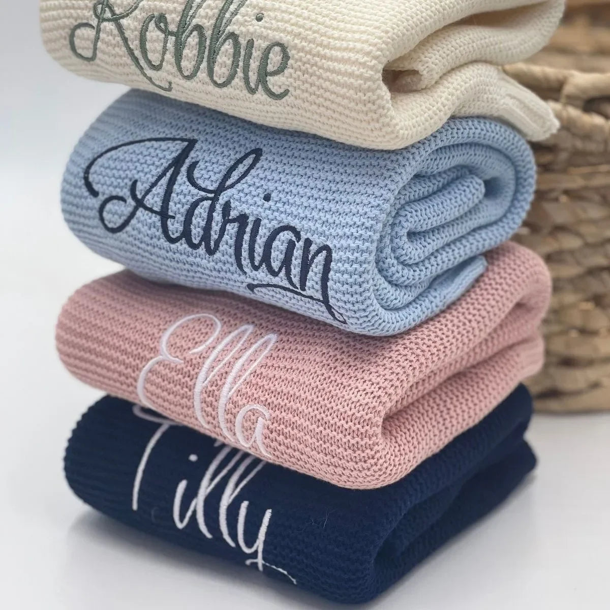 How to make baby blanket with name all over hotsell
