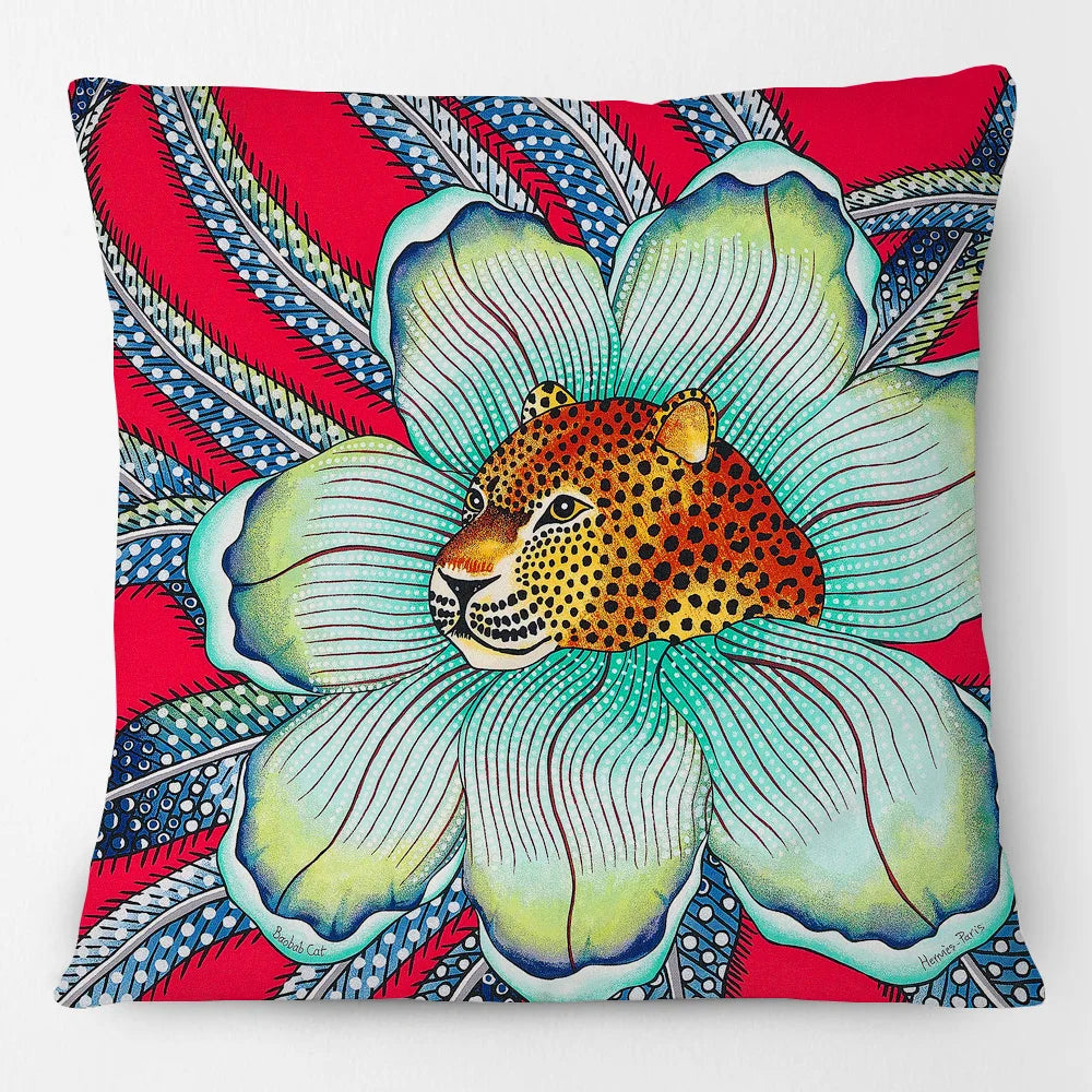 Colourful Jungle Giraffe & Zebar Cushion Covers 18in (45cmx45cm)