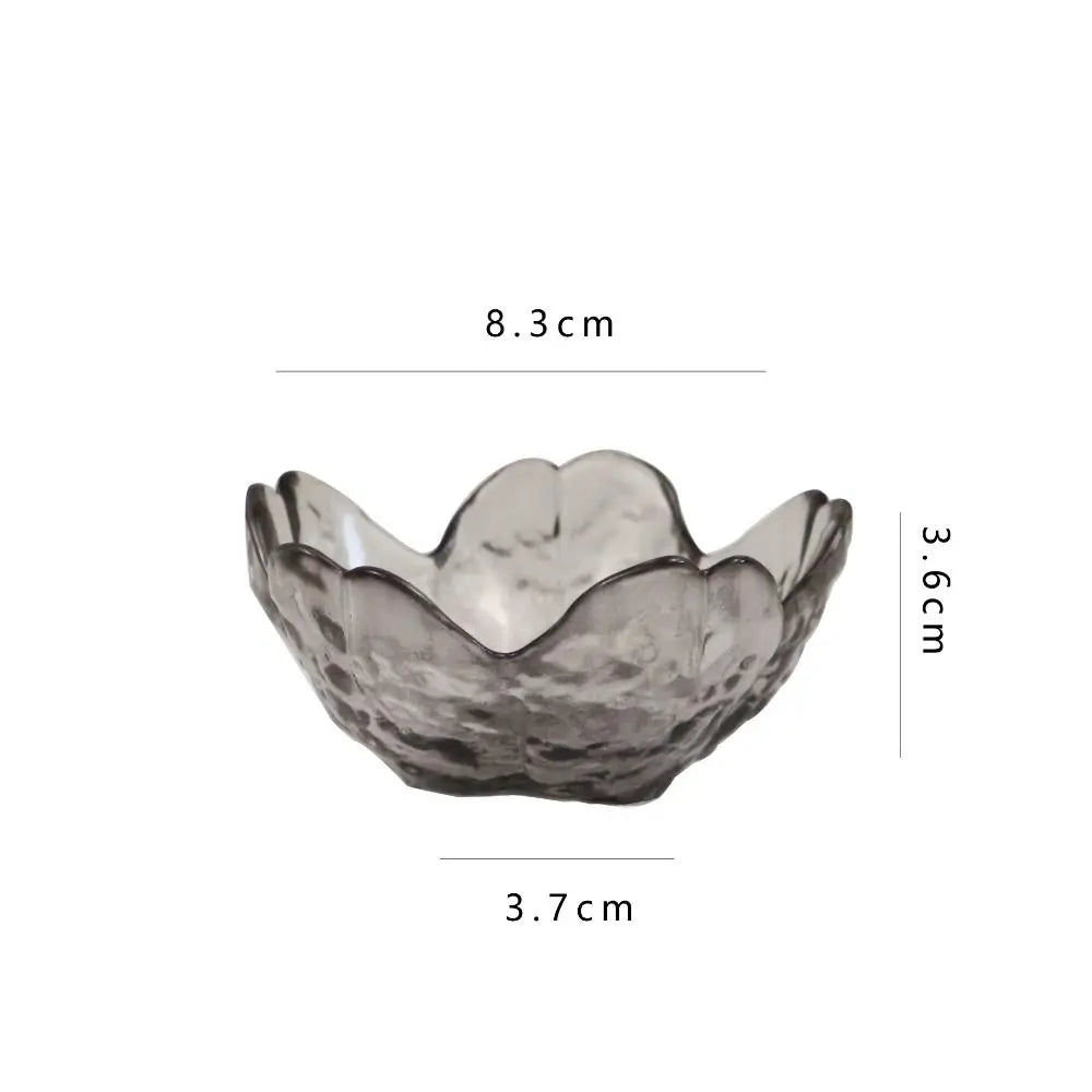 Cute Glass Flower Bowls for Candle Sand Wax