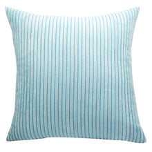 Light Blue Cool And Funky Corduroy Cushion Covers