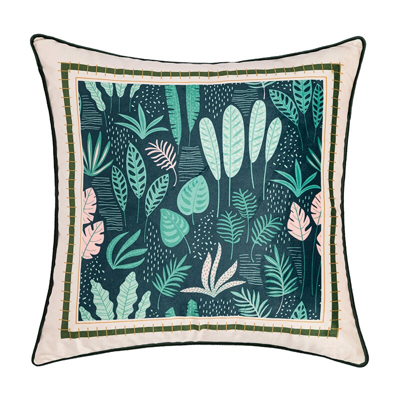 Beautiful Velvet Floral & Panther Print Cushion Covers - Square & Round