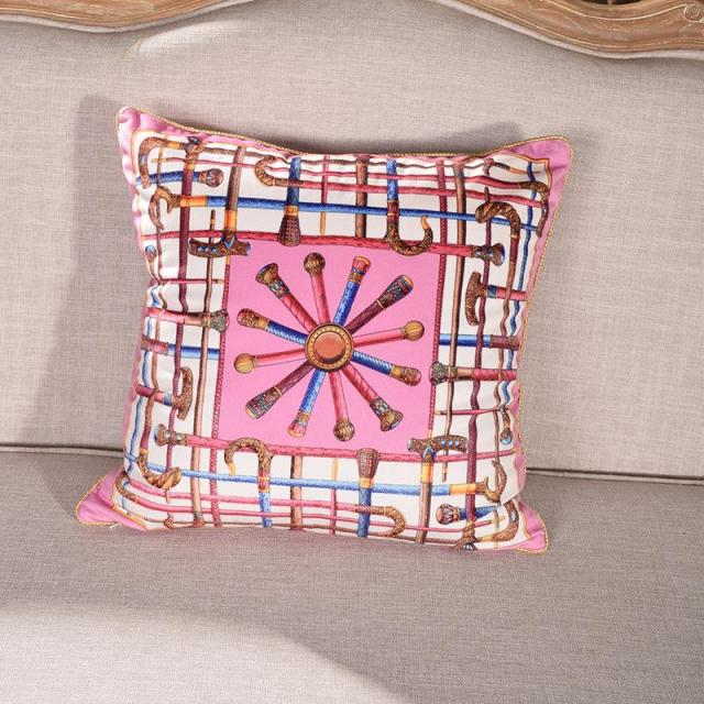 Luxury Velvet & Jacquard Cushion Covers - Kaleidoscope