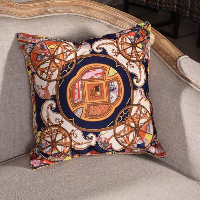 Luxury Velvet & Jacquard Cushion Covers - Kaleidoscope