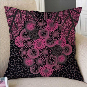 Vine Mosaic Polka Dot Japanese Art Cushion Covers 