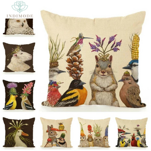 Fun Forest Animal Cushion Covers  18inx18in