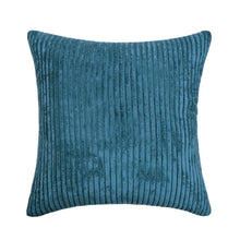 Turquoise Extra Large Broad Corduroy Cushion Covers - 50cm - 70cm