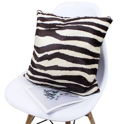 Faux Fur Animal Print Soft Cushion Covers - 3 sizes