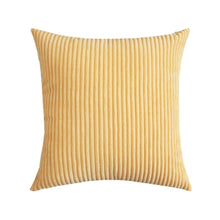 lemon Extra Large Broad Corduroy Cushion Covers - 50cm - 70cm