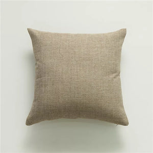 Beige Nordic Style Linen Cushion Covers - 45x45 (18inx18in)