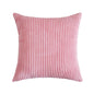 Pink Extra Large Broad Corduroy Cushion Covers - 50cm - 70cm