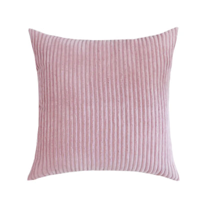 pink Extra Large Broad Corduroy Cushion Covers - 50cm - 70cm