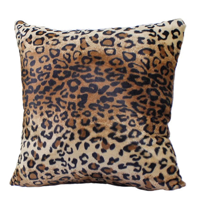 Faux Fur Animal Print Soft Cushion Covers - 3 sizes