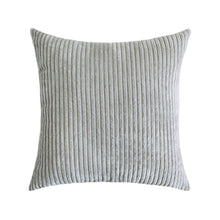 Grey Extra Large Broad Corduroy Cushion Covers - 50cm - 70cm