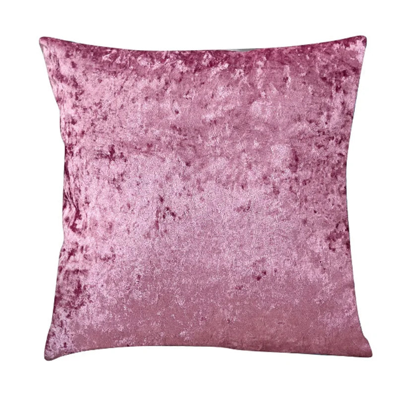 Crushed Velvet Cushion Covers - Many Colours & 2 Sizes