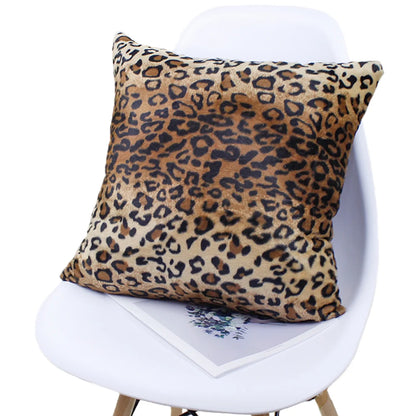 Faux Fur Animal Print Soft Cushion Covers - 3 sizes