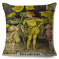 Alphabet Floral Fairy Cushion Covers (A-Z) - 18inx18in