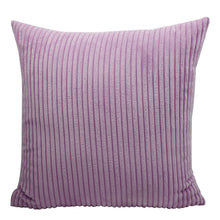 violet Extra Large Broad Corduroy Cushion Covers - 50cm - 70cm