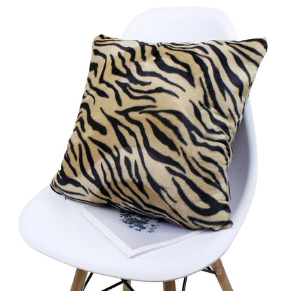 Faux Fur Animal Print Soft Cushion Covers - 3 sizes