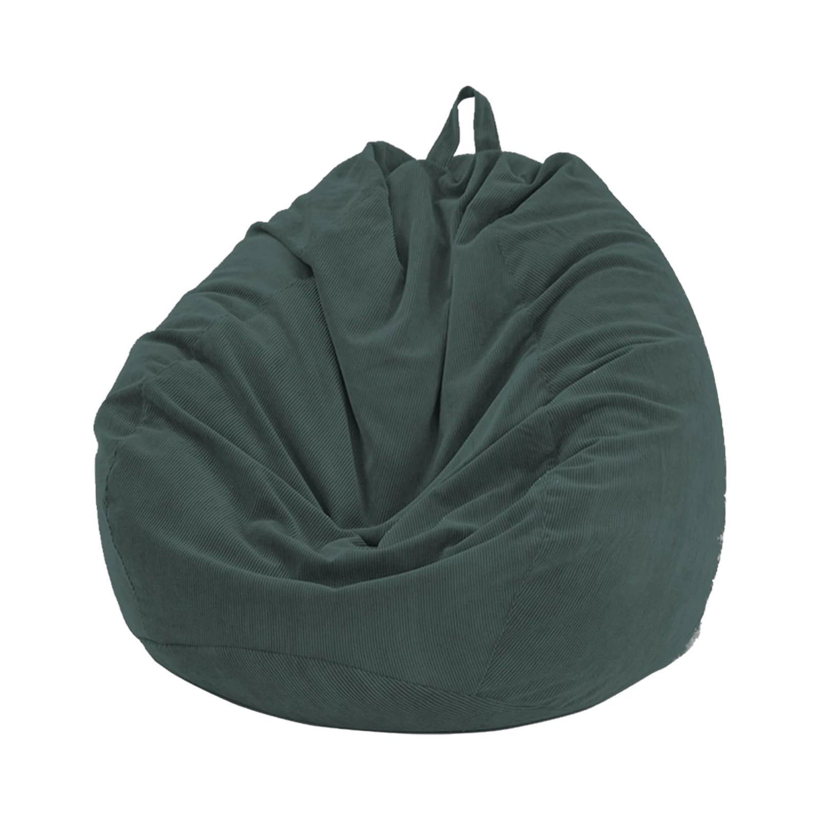 Dark Green Corduroy Beanbag Covers 