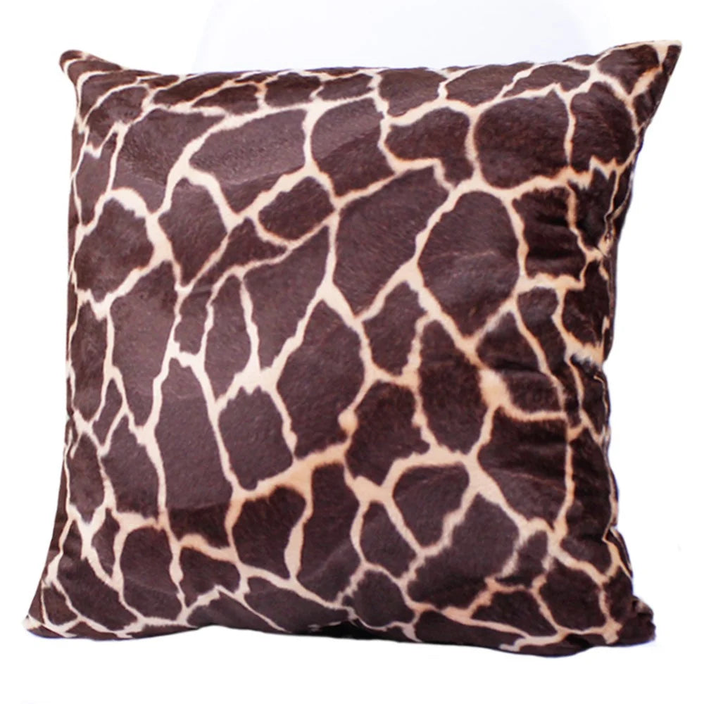 Faux Fur Animal Print Soft Cushion Covers - 3 sizes