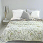 100% Cotton Bird & Floral Bedspread / Sofa Throw Kingsize