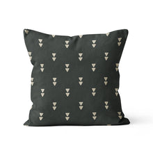 Nordic Linen & Black Cushion Covers - Leaves & Geometric Prints